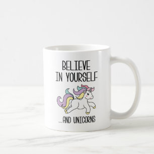 Glaube an dich selbst kaffeetasse