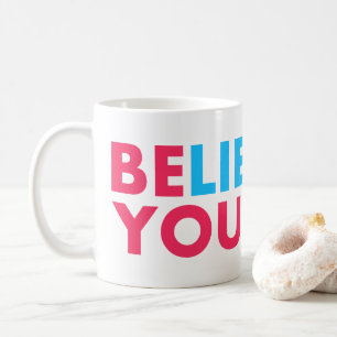 Glaube an dich selbst kaffeetasse