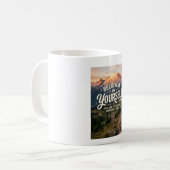 Glaube an dich selbst kaffeetasse (Vorderseite Links)
