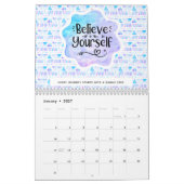 Glaube an dich selbst kalender (Jan 2027)
