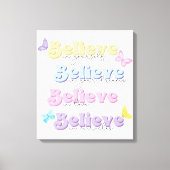 Glaube an dich selbst leinwanddruck (Vorderseite)