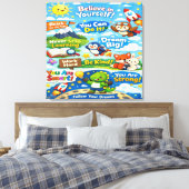Glaube an dich selbst leinwanddruck (Insitu (Schlafzimmer))