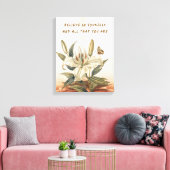 Glaube an dich selbst leinwanddruck (Insitu (Wohnzimmer))