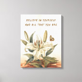 Glaube an dich selbst leinwanddruck (Vorderseite)