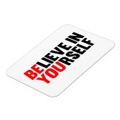 Glaube an dich selbst magnet (Linke Seite)