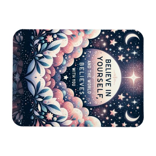 Glaube an dich selbst magnet (Horizontal)