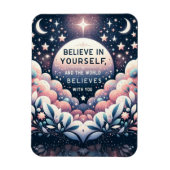 Glaube an dich selbst magnet (Vertikal)