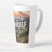 Glaube an dich selbst milchtasse (Rechte Ecke)
