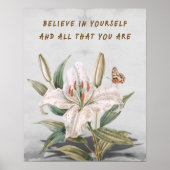 Glaube an dich selbst poster (Vorne)