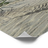 Glaube an dich selbst (Strand, Dünen, Zaun, Hafer Poster (Ecke)