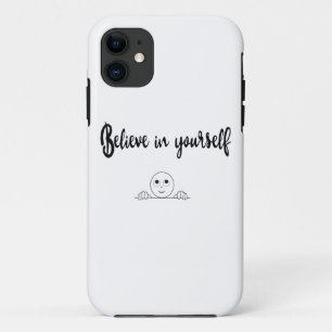 Glaube an dich selbst Text und Bild Case-Mate iPhone Hülle