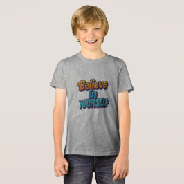 Glaube an dich selbst Tri-Blend shirt