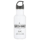 Glaube an dich selbst trinkflasche (Vorderseite)
