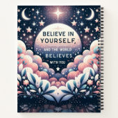 Glaube an dich selbst und den Willen der Welt Notizblock (Rückseite)