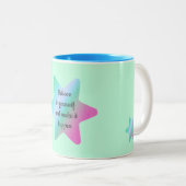 Glaube an dich selbst und schaffe es Tasse (VorderseiteRechts)