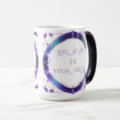 Glaube an dich selbst verwandlungstasse (VorderseiteRechts)