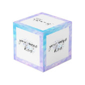 Glaube an dich selbst würfel (Rückseite Schrägansicht)