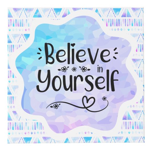 Glaube an dich selbst würfel (Vorderseite)