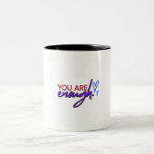 Glaube an dich selbst zweifarbige tasse (Mittel)