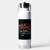 Glaube an dich trinkflasche (Vorderseite)