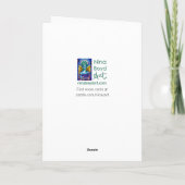 Glaube an die Magic Fairy Grußkarte Karte (Rückseite)