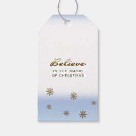 Glaube an die Magie der Weihnachten. Geschenkanhän Geschenkanhänger