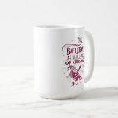 Glaube an die Magie der Weihnachtszeit Kaffeetasse (VorderseiteRechts)