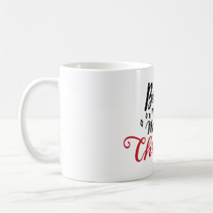 Glaube an die Magie der Weihnachtszeit Kaffeetasse