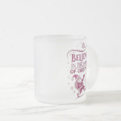 Glaube an die Magie der Weihnachtszeit Mattglastasse (VorderseiteRechts)