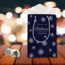 Glaube an die Magie des Weihnachtssilbernen Glitze