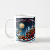 Glaube an die Magie des Weihnachtsurlaubs Kaffeetasse (Links)