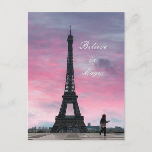 Glaube an die Magie Postkarte (Vorderseite)