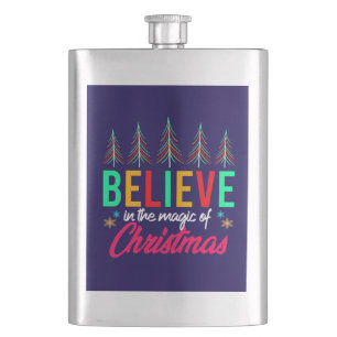 Glaube an die Magie von Weihnachten-82303 Flachmann