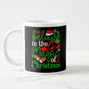 Glaube an die Magie von Weihnachten-82307 Jumbo-Tasse