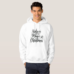 Glaube an die Magie von Weihnachten – Elegant Mode Hoodie