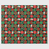 Glaube an die Magie - Weihnachtsmuster Geschenkpapier (Flach)