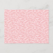 Glaube an die magischen Gold Stars Einhorn Foto Ge Einladungspostkarte (Rückseite)