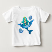 Glaube an die Meerjungfrau Baby T-shirt (Vorderseite)