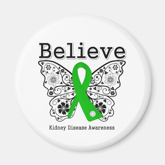 Glaube an die Nierenerkrankung Magnet (Vorne)