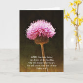 Glaube an die rosa Blume Denken du an deine Karte (Gelbe Blume)