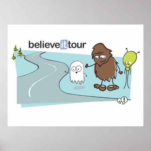Glaube an die Tour Poster (Vorne)