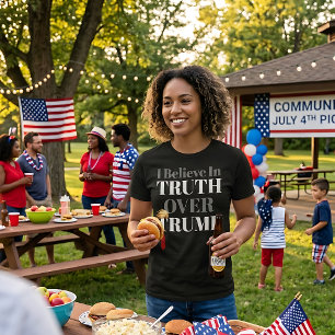 Glaube an die Wahrheit statt Trump Anti-Trump Poli T-Shirt