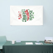 Glaube an die Weihnachtstypografie der Magie Banner (Messeveranstaltung)
