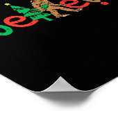 Glaube an die Weihnachtszeit der Rentiere Poster (Ecke)