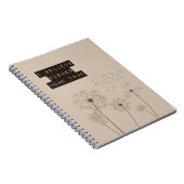 Glaube an die Wünsche von Leuchten Notizblock (Rechte Seite)