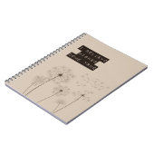 Glaube an die Wünsche von Leuchten Notizblock (Linke Seite)