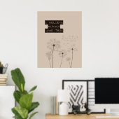 Glaube an die Wünsche von Leuchten Poster (Heimbüro)