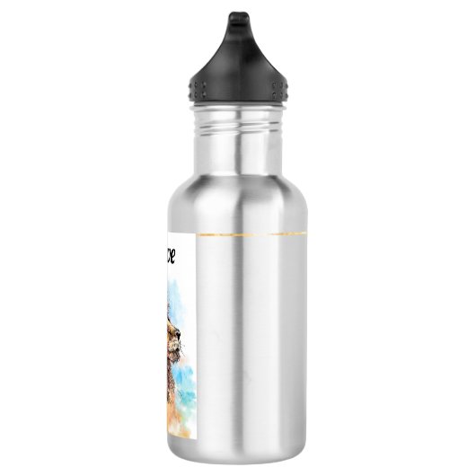 Glaube an eine Edelstahlflasche (Rechts)