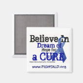 Glaube an eine Heilung Magnet (Vorderseite/Rückseite)