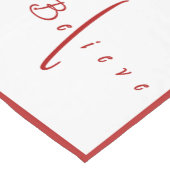 Glaube an einen langen Tischläufer (Ecke)